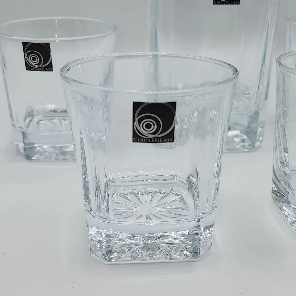 Circleware Royal Whiskey‎ Decanter Set of 5pc 26oz